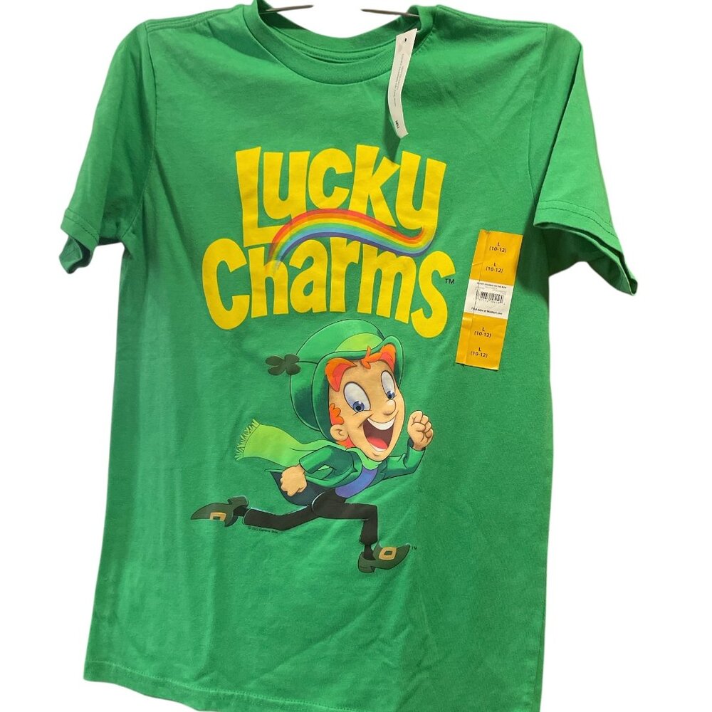 Kids Tee, Lucky Charm, L(10/12)Green, NWT